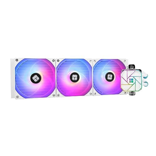 Image of Thermalright AQUA ELITE 360 WHITE V3 Liquid CPU Cooler, 3 PWM ARGB Fans with S-FDB Bearings,Efficient PWM Controlled Pump,for AMD/AM4/AM5, Intel LGA1150/1151/1200/2011/1700, (AE360 WHITE V3)