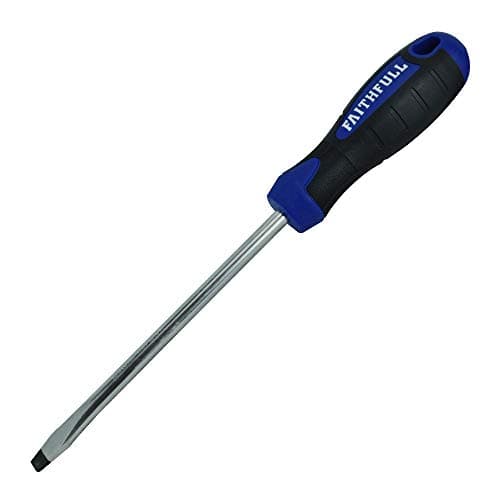 Image of Faithfull FAISDF125 Soft-Grip Screwdriver Flared 6.5mm x 125mm
