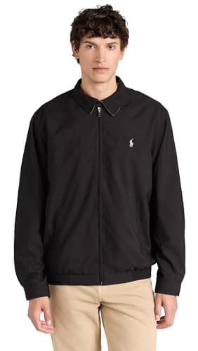 Image of POLO RALPH LAUREN Men's Bi Swing Windbreaker Jacket, Rl Black, XXL