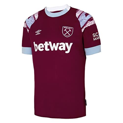 Image of Umbro Men's West Ham United 2022 Top, Official Licensed Product, M EU