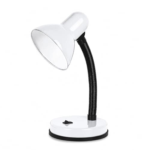 Image of Status Palma Desk Lamp | Flexible Desk Light | White Desk Lamp | Study, Office, Bedroom | SBDL2028ESW16