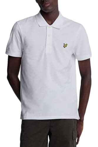 Image of Lyle & Scott SS Polo Shirts Plain Polo Shirt 626 White, 3XL