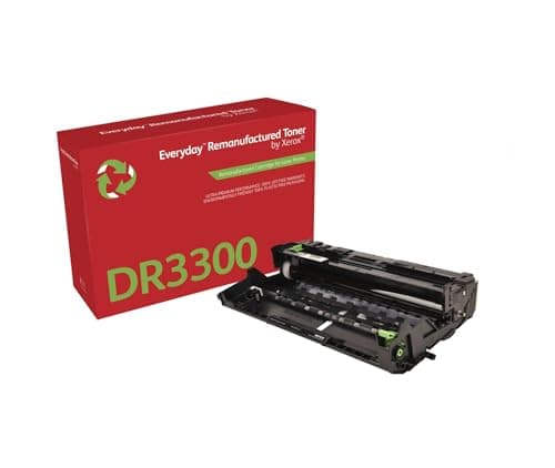 Image of Everyday by Xerox Compatible Brother DR3300 Black Drum, Standard Capacity, Remanufactured