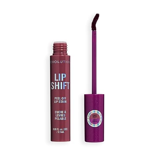 Image of Revolution Lip Shift Peel Off Lip Stain, Long-Lasting Lip Tint with Bold Pigment, Lightweight Formula, Vegan & Cruelty-Free, Supernova Mauve, 2.5ml