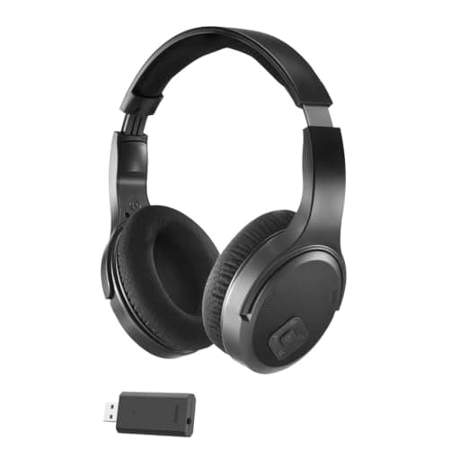 Image of Hama TV Wireless Headphones, Over-Ear, 2.4 GHz Dongle, Bluetooth, Volume Control