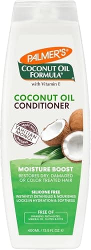 Image of Palmer Coconut Oil Formula Moisture Boost Conditioner 400ml Bottle Pack of 2