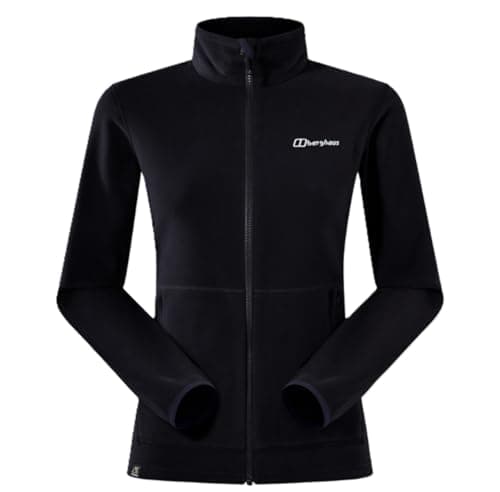 Image of Berghaus Women's Prism 2.0 Micro Interactive Full Zip Fleece Jacket | Added Warmth | Flattering Style | Durable Fleece Full Zip, Black, 12