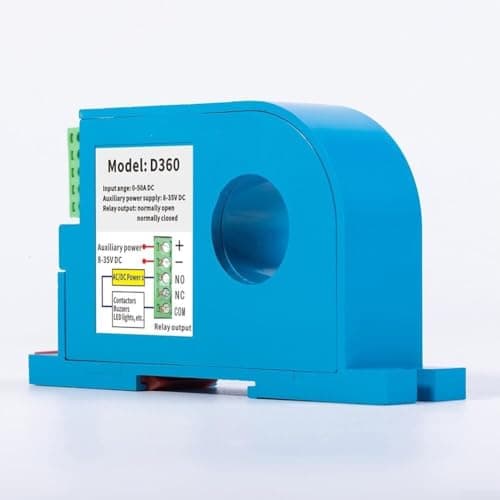 Image of Accurate DC Current Sensing Switch 050A0100A Through Hole with Delay Adjustment, Action Status Indicator, and Automatic Output Reset Function (D360-50A DC)