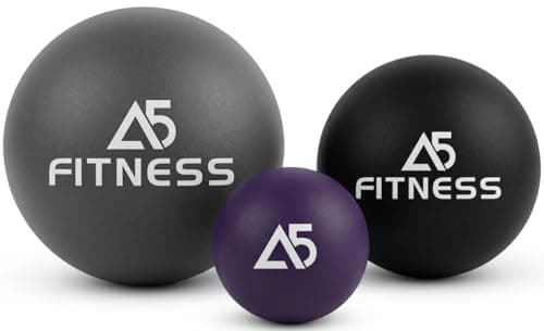 Image of Lacrosse Massage Ball for Muscle Relief – 3 Sizes (3cm, 5cm, 6.3cm) for Yoga, Rehab, Deep Tissue & Trigger Point Massage, Myofascial Release, Plantar Fasciitis - Sore Muscle Recovery