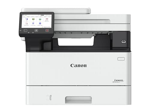 Image of Canon i-SENSYS MF463dw II - 3-in-1 Wireless Mono Laser Printer - A4 Print, Copy, Scan - 40ppm Print speed, 100ipm Scan Speed - 2-Sided ADF - LCD Touchscreen - Secure & Sustainable - Office Printer