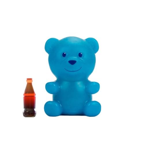 Image of Jiggly Pets Gummymals Blue Interactive super squishy gummy bear style pet with over 20 plus sounds and reactions For Children aged 4+