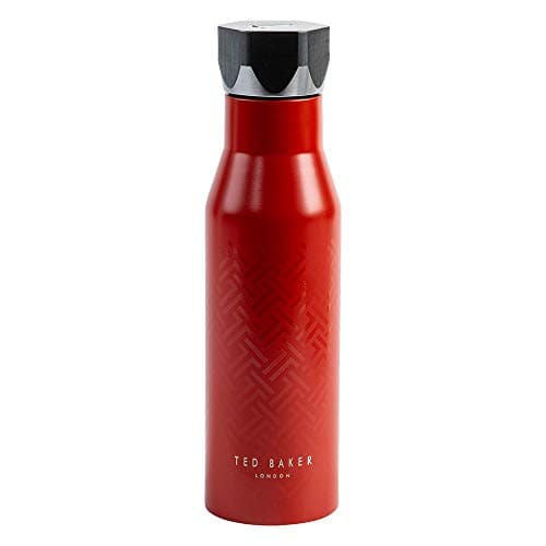 Image of Ted Baker Stainless Steel Water Bottle - Orange 425ml