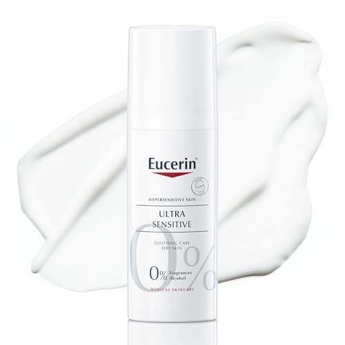Image of Eucerin UltraSensitive Soothing Care Day Cream (Dry Skin) 50ml, Face Cream for Sensitive and Hypersensitive Skin, Irritation Relief Face Moisturiser, Fragrance-Free