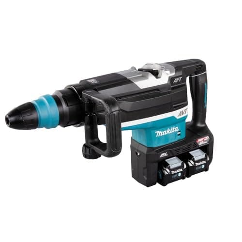 Image of Makita HR006GD203 Twin 40V Max (80V) Li-ion XGT Brushless SDS-Max Demolition Hammer Complete with 2 x 2.5 Ah Batteries and Charger Supplied in a Carry Case