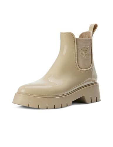 Image of Calvin Klein Women's Wende Ankle Boot, Taupe 240, 5.5 UK