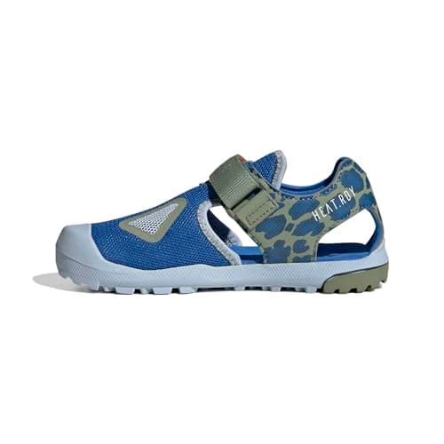 Image of adidas Unisex Kids Terrex Captain Toey 2.0 Sandals Shoes, Ray Blue/Tent Green/Crystal Sky, 3 UK
