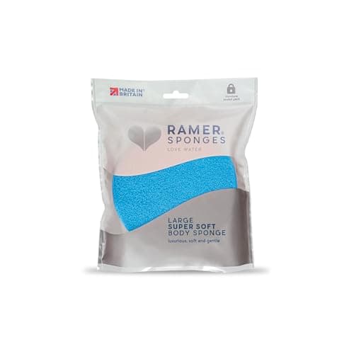 Image of Ramer® Large Super Soft Body Sponge Ocean Blue