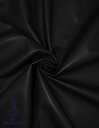 Image of Whole Nappa Soft Premium Quality Sheepskin Genuine Leather Hide- NO Holes & Marks 6-9 sq.ft (0.75 sq Meter) (Black)
