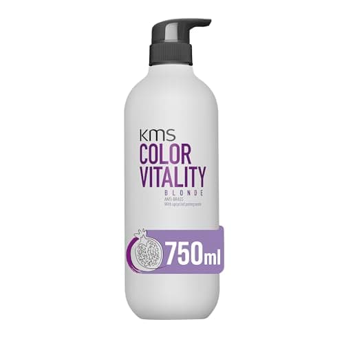 Image of KMS ColorVitality Blonde Shampoo, For Blonde Hair, Color Protection & Shine, Vegan & PETA Approved, 750ml