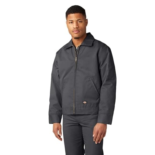 Image of Dickies Men's Insulated Eisenhower Jacket, Grey (Charcoal Grey), M UK