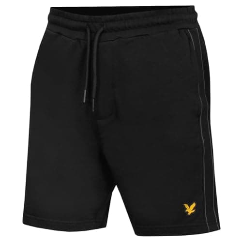 Image of Lyle & Scott Mens Tape Shorts - Jet Black - XL