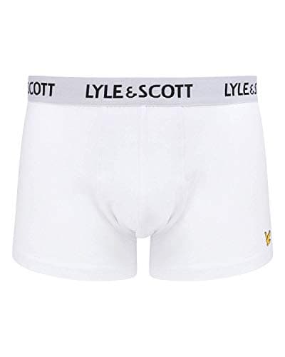 Image of Lyle & Scott Men's Barclay Plain Trunks, White (Bright White 001), Xx-Large (Manufacturer Size: Xx Large)
