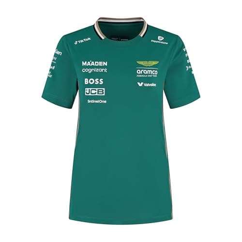 Image of Aston Martin F1 2025 Women's Team Tshirt Green - Size: L