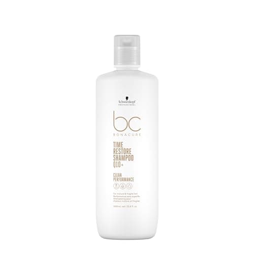 Image of Schwarzkopf Professional Bonacure Q10 Time Restore Ageless Micellar Shampoo, 1000 ml