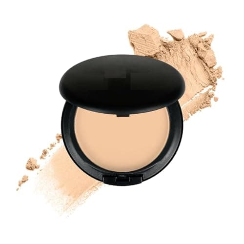 Image of Luminous Silk Compact Powder with Argan Oil – 10g | Oil-Control Matte Finish | Lightweight & Long-Lasting Compact Powder for Face Makeup (Natural Beige)