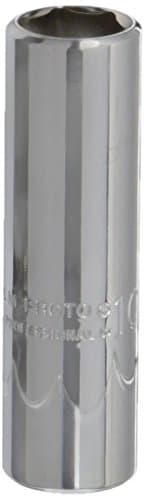 Image of Stanley Proto J4710LM 6 Point 1/4" Drive Deep Socket, 10mm