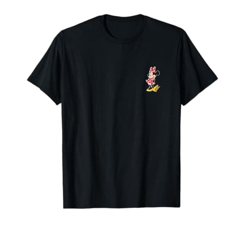 Image of Disney Minnie Mouse Cute Classic Polka-Dot Small Pose T-Shirt