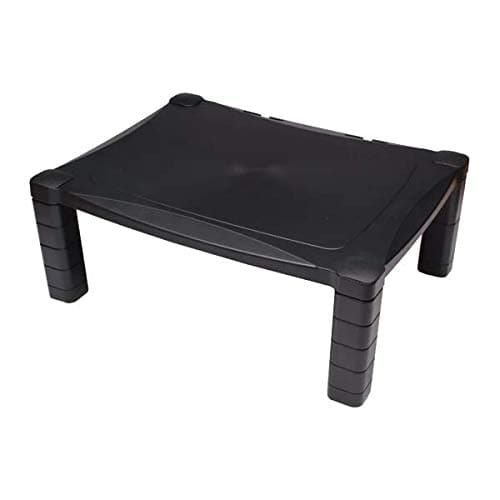 Image of Contour Ergonomics Adjustable Monitor Stand Black CE77684 + FREE FINCHLEY PEN