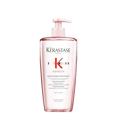 Image of Kérastase Genesis, Nourishing & Fortifying Shampoo, For Weakened Hair, With Ginger Root & Edelweiss Flower, Bain Hydra-Fortifiant, 500ml