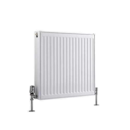 Image of Milano Compact White Type 22 Horizontal Double Panel Convector Radiator - 600mm x 600mm