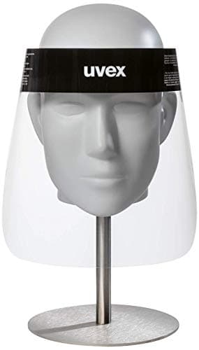 Image of uvex 9710 Face Shield Visor - Safety Face Guard - Disposable - Transparent - for Men and Women