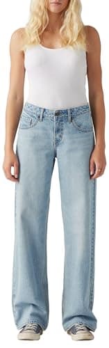 Image of Levi's Women's Low Loose Jeans, Blasted Stone Clean, 32W x 32L