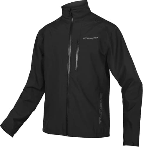 Image of Endura Hummvee Waterproof Cycling Jacket | MTB Jacket | Zip Pockets | Breathable | Ventilated | Durable Jacket, Black, XL