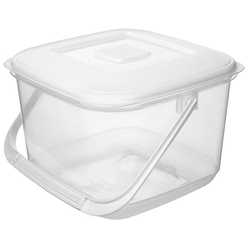 Image of Hardys Airtight Food Storage Container | Large 6L Plastic Air-Locked Leak Proof Food Container | Microwave, Fridge, Freezer Safe Tub | Rice, Baking Flour, Cereal Container