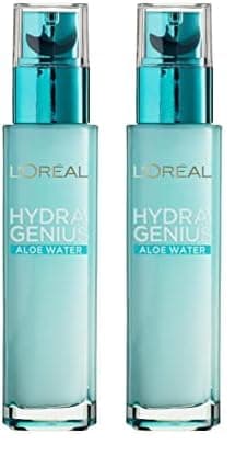 Image of L'Oreal Paris Hydra Genius Liquid Moisturiser Normal to Combination Skin 70ml (Pack of 2)