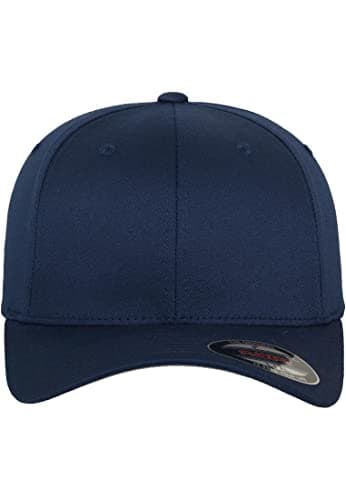 Image of Flexfit Unisex Wooly Combed Baseballkappe, Navy, Kids