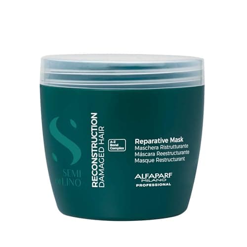 Image of Alfaparf Milano Semi di Lino Reconstruction Reparative Mask 500ml - maschera ristrutturante capelli da medi a spessi