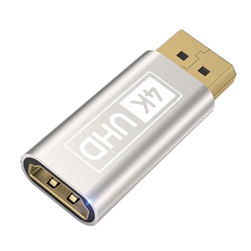 Image of Kryoza DisplayPort to HDMI Adapter, DP to HDMI Adapter,4K@30Hz/2K@60Hz/1080P@120Hz Display Port Male to HDMI Female Converter Compatible with Laptops,Desktops,Lenovo,Dell,HP,HDTV,Projector