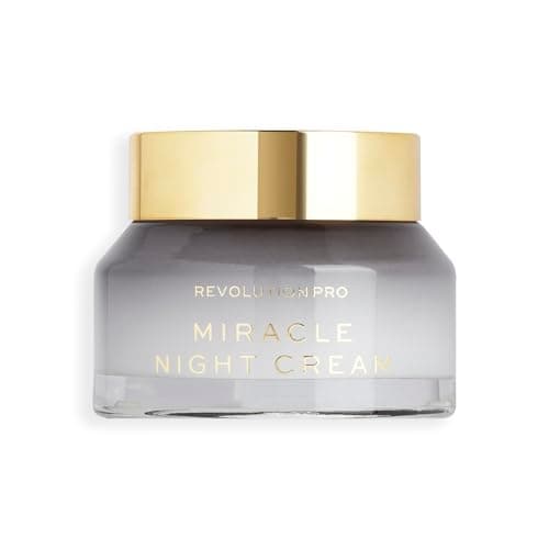 Image of Revolution Pro Miracle Night Cream, Smoother, Plumper & Younger-Looking Skin, Restore Skin Overnight, 50ml