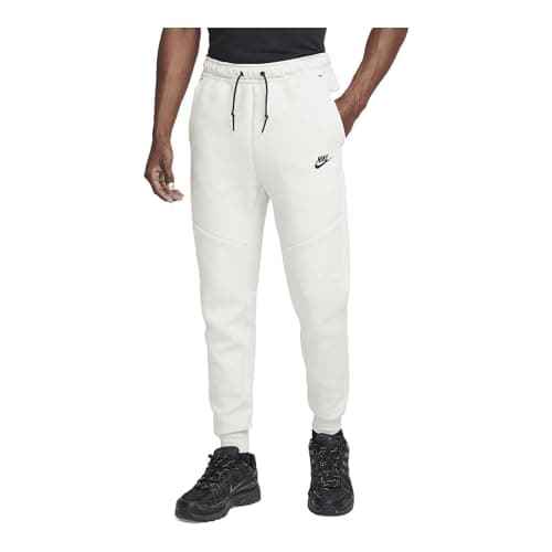 Image of Nike Tech Men's Fleece Joggers (HV0959-104, Light Orewood Brown/Black), Light Orewood Brown/Black, XXL