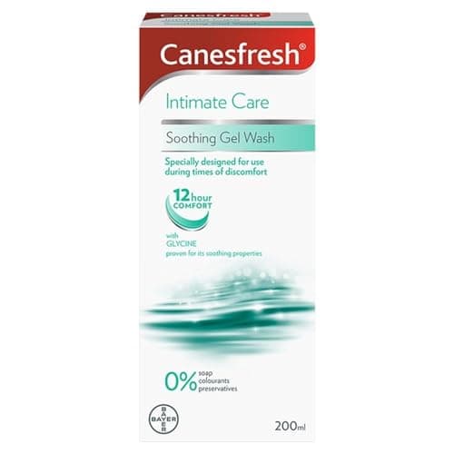 Image of Canesten Canesfresh Soothing Wash Gel 200 ml (Pack of 2)