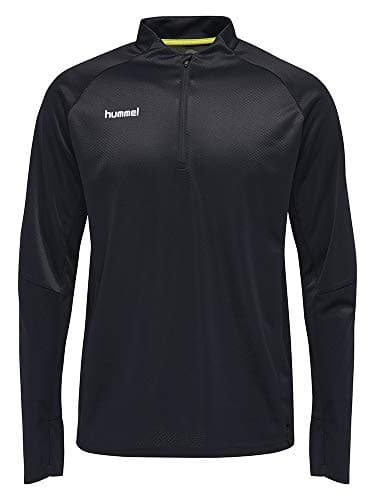 Image of Hummel Men's Move Half Zip Sweatshirt, Men, Sweatshirt, Tech Move Half Zip, Black, XL