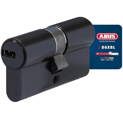 Image of ABUS Profile Cylinder D6XBL 28/34 with Code Card and 5 Keys - 96803 - Black
