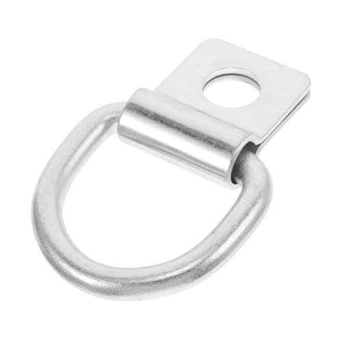 Image of Zerodeko Truck Hitch Front Bumper Tow Hook D-ring Anchor for Loads Cargo Tow Hook D-ring Tie-down for Kayaks Motorcycles Trailers Towing
