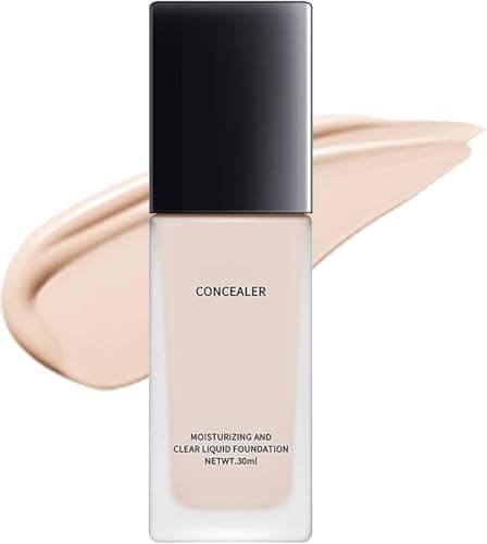 Image of Foundation for Women Over 60, Waterproof Full Coverage Foundation for Mature Skin, Full Coverage for Mature Skin, Soft Matte Oil Control Concealer, Long-lasting Makeup (Ivory)