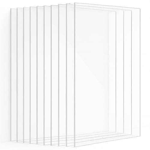 Image of 3mm A3 Acrylic Sheet Clear Plastic Sheets Transparent Acrylic Panels Boards Plexiglass for Crafting Painting Picture Frame Display Laser Cutting - 420 x 297mm (1, A3)